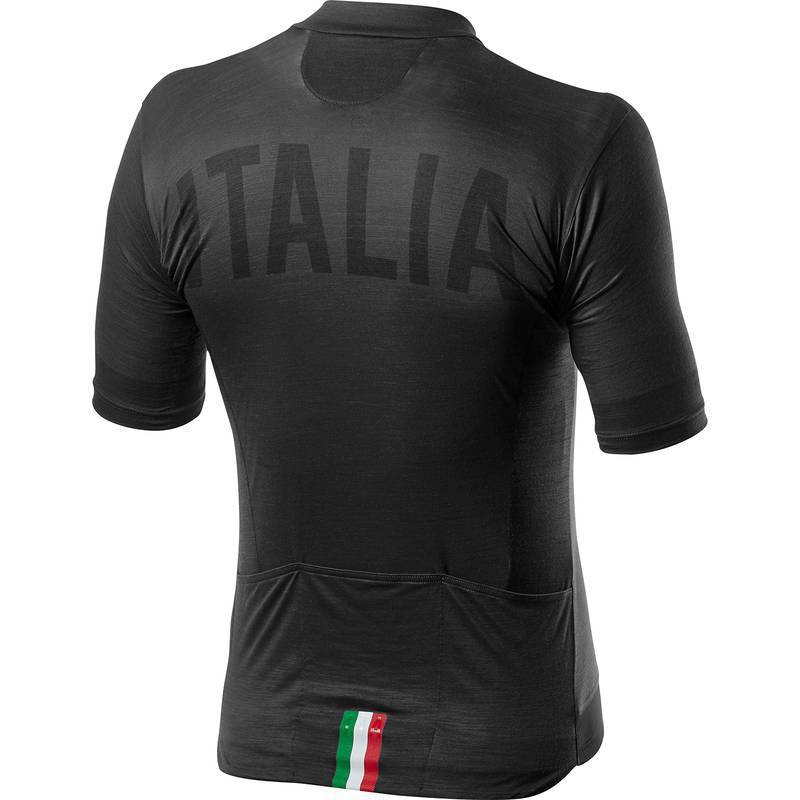 JERSEY CASTELLI ITALIA 2.0 LIGHT BLACK MASC - Imagem 2