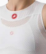 SEGUNDA PELE REGATA CASTELLI PRO ISSUE 2 SLEEVELESS  WHITE  FEM - Imagem 3