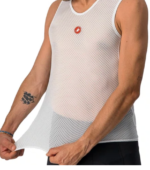 REGATA SEGUNDA PELE CASTELLI PRO ISSUE SLEEVELESS MASC WHITE - Imagem 2
