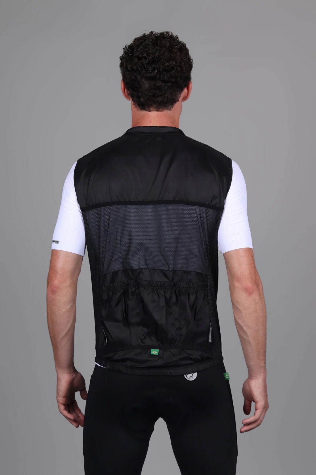COLETE CORTA VENTO MAURO RIBEIRO NEW ONE BLACK MASC - Imagem 2