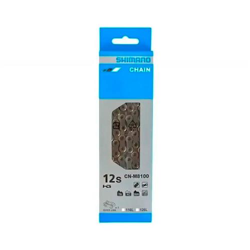 15599297710-1090058-12.jpeg CORRENTE SHIMANO DEORE XT CN-M8100 126L 12V COM QUICK LINK - Imagem 1