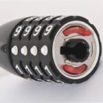 CADEADO ABUS 1360/85 CABO/SEGREDO TRESOR PRETO - Imagem 2