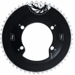 COROA ICTUS ULTEGRA R8100 53D AERO BCD 110 4 FUROS COM ACABAMENTO DE PARAFUSOS