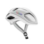 CAPACETE LAZER ROAD VENTO KINETICORE BRANCO LOGO FURTA COR TAM G - Imagem 3