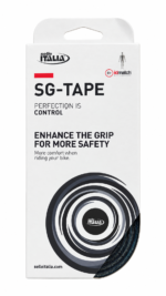 FITA DE GUIDAO SELLE ITALIA SG PRETA COM LOGO BRANCO 056110